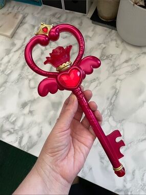 Sanrio Rilu Rilu Fairilu Fairilu Key Stick rose Rare SEGA TOYS